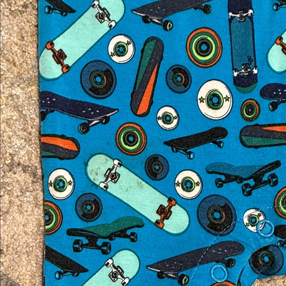 Posh Peanut Vibrant Blue Skateboard Bodysuit - Picture 3 of 4